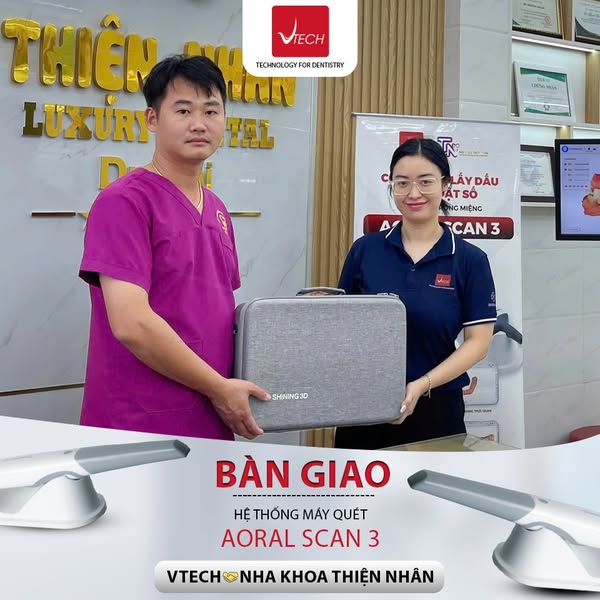 VTECH x NHA KHOA THIỆN NHÂN || LỄ KÝ KẾT BÀN GIAO MÁY QUÉT TRONG MIỆNG AORAL SCAN 3