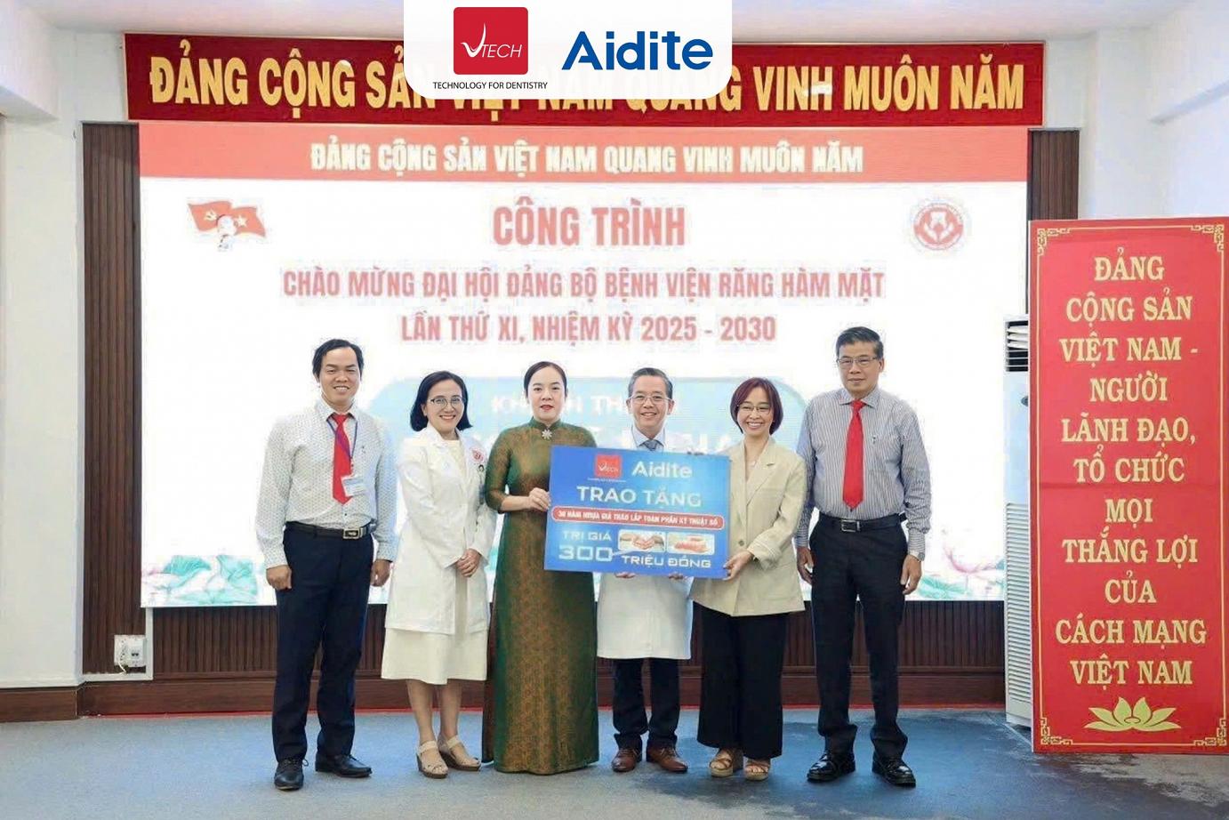VTECH x AIDITE CHÚC MỨNG THÀNH LẬP KHOA LÃO NHA - BỆNH VIỆN RĂNG HÀM MẶT THÀNH PHỐ HỒ CHÍ MINH